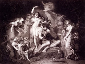 Titania, Bottom and the Fairies, Act 4, Scene 1 of A Midsummer Night